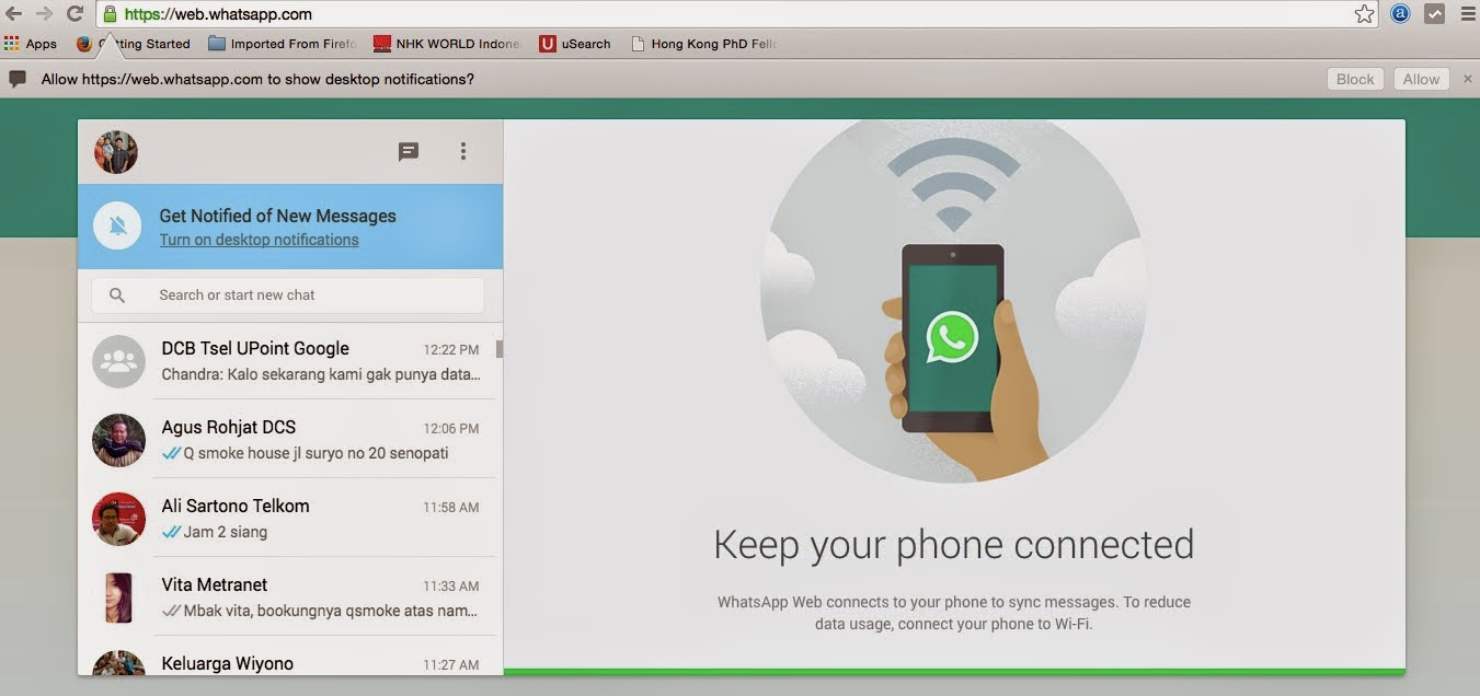 Cara Menggunakan WhatsApp Web