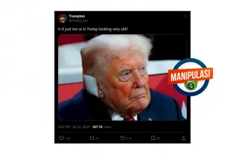 Foto Donald Trump Yang Dimanipulasi